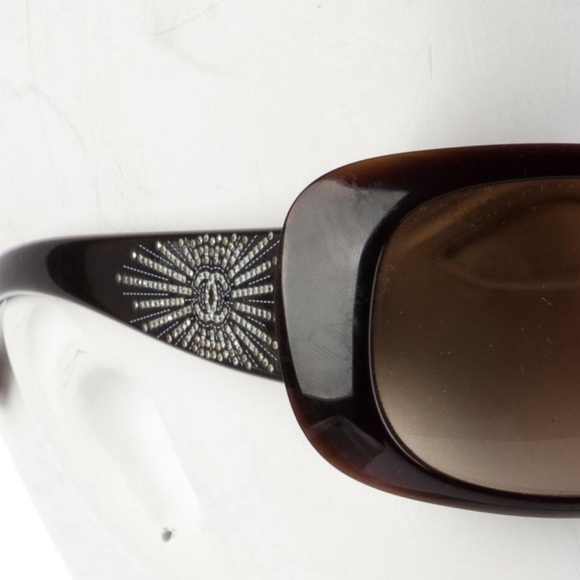 Gorgeous Authentic Chanel Sunglasses w/strass(none missing)embellished logo arms - Picture 3 of 16